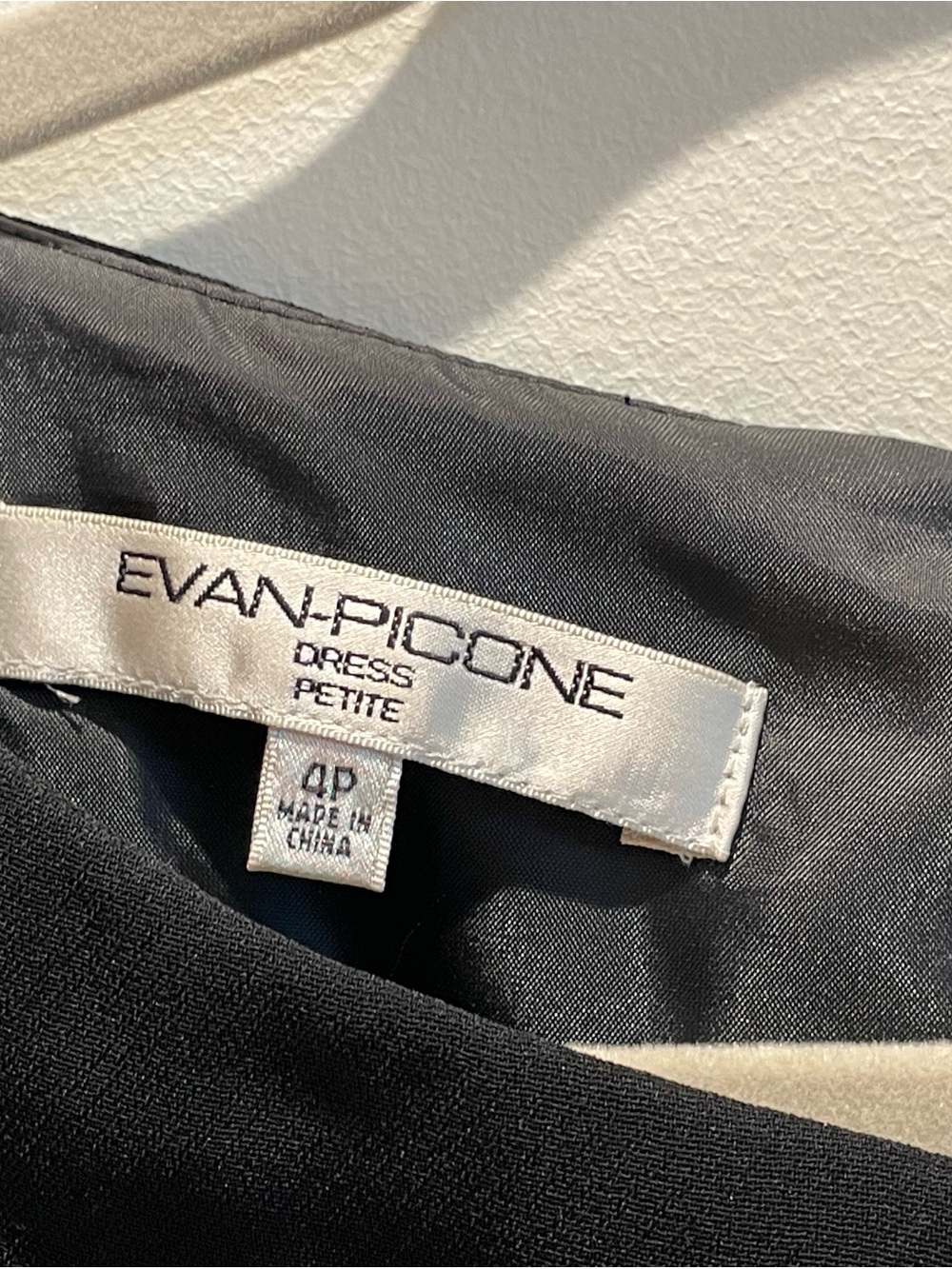Evan Picone Black Sleeveless Bow-Detail Sheath Dress - Picture 3 of 4